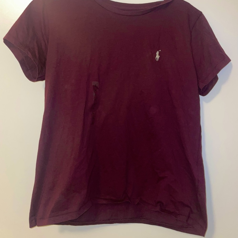 Polo by Ralph Lauren Large Maroon T-shirt